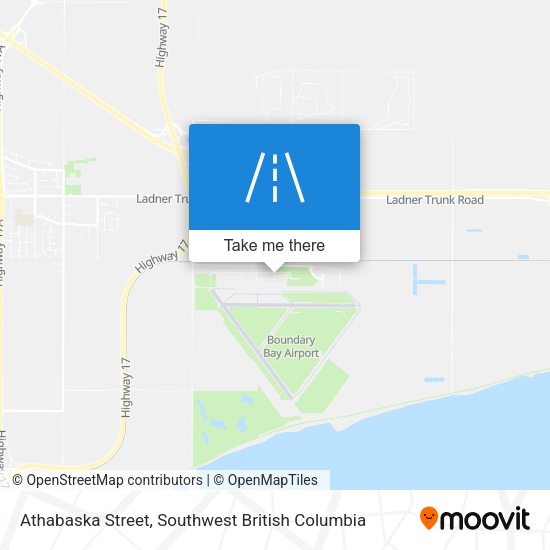 Athabaska Street map