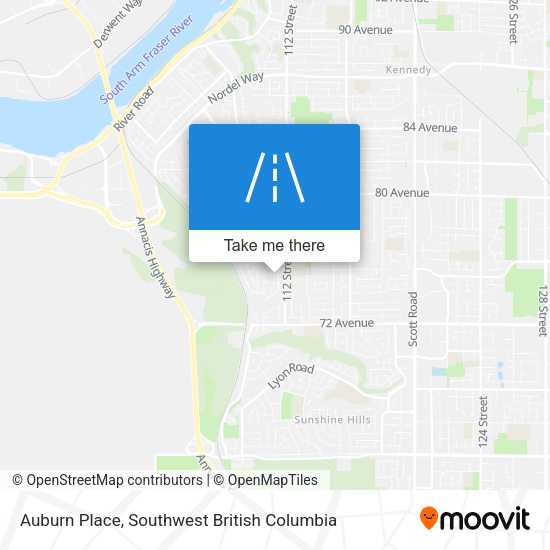Auburn Place map
