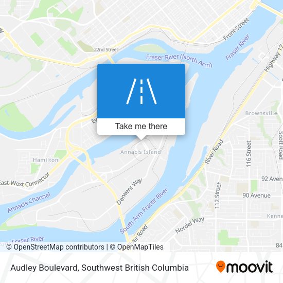 Audley Boulevard map