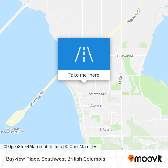 Bayview Place map