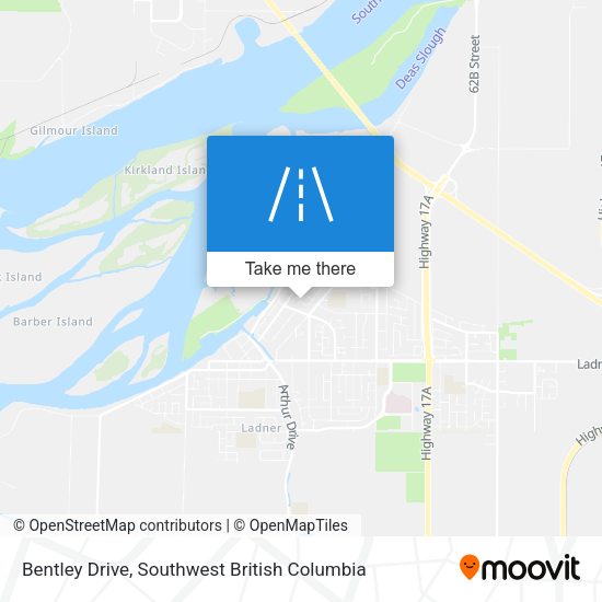 Bentley Drive map