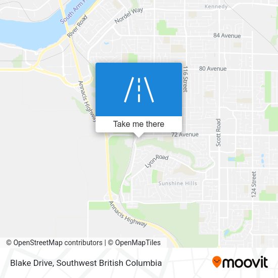 Blake Drive map