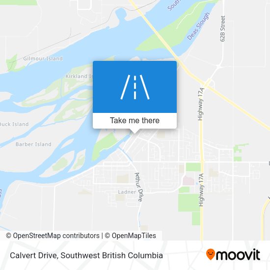 Calvert Drive map