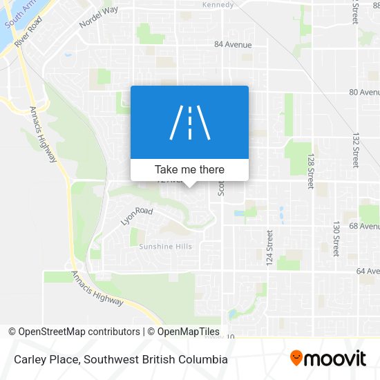 Carley Place map