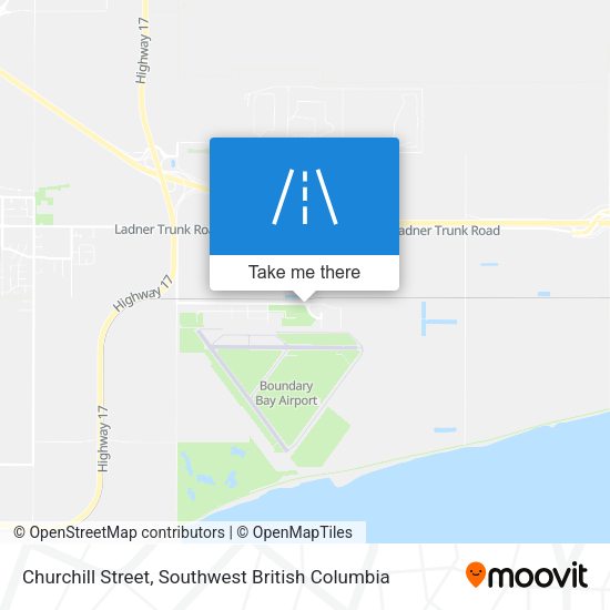 Churchill Street map