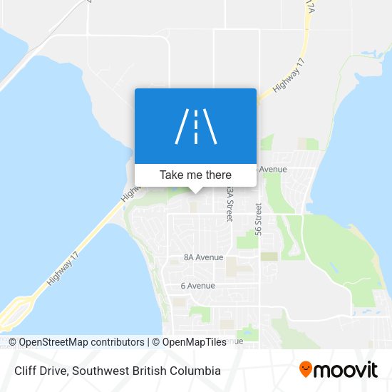 Cliff Drive map