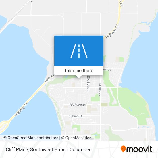 Cliff Place map