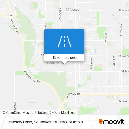 Crestview Drive map