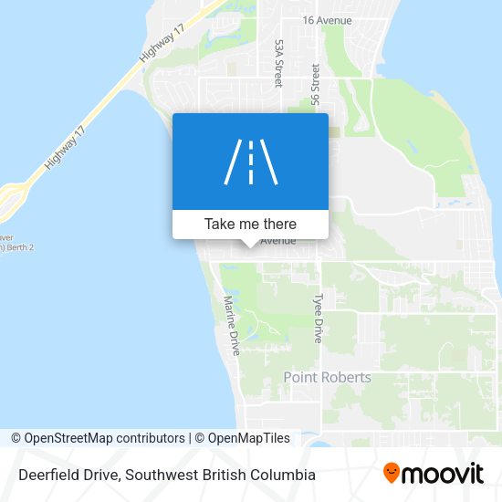 Deerfield Drive map