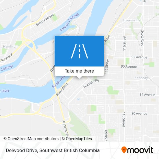 Delwood Drive map