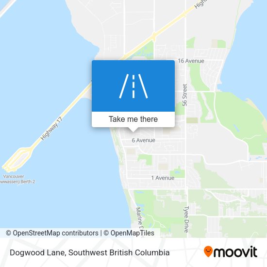 Dogwood Lane map