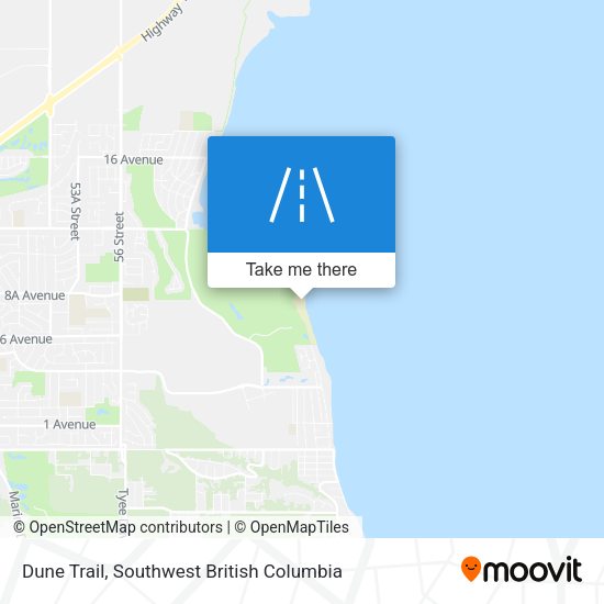 Dune Trail map
