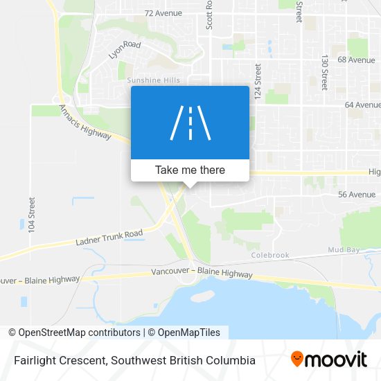 Fairlight Crescent map