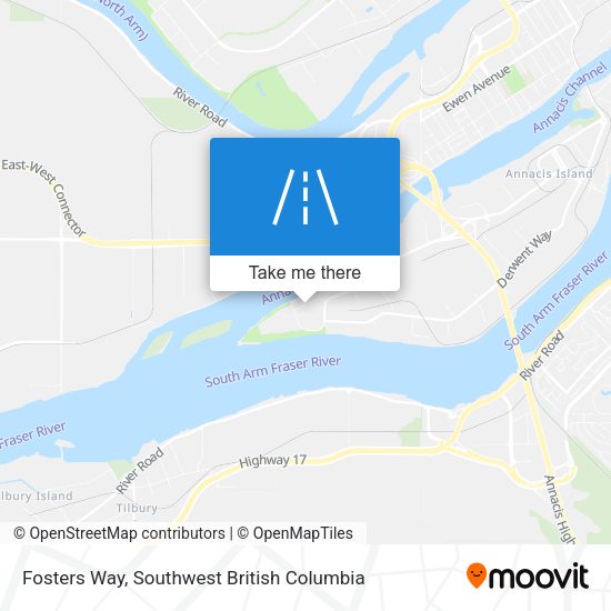 Fosters Way map