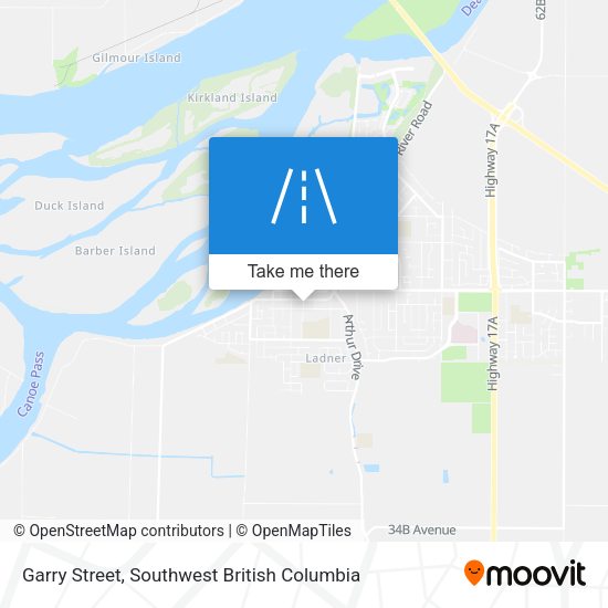 Garry Street map