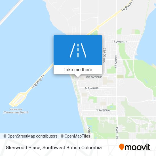 Glenwood Place map