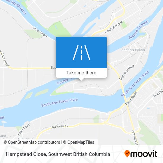 Hampstead Close map