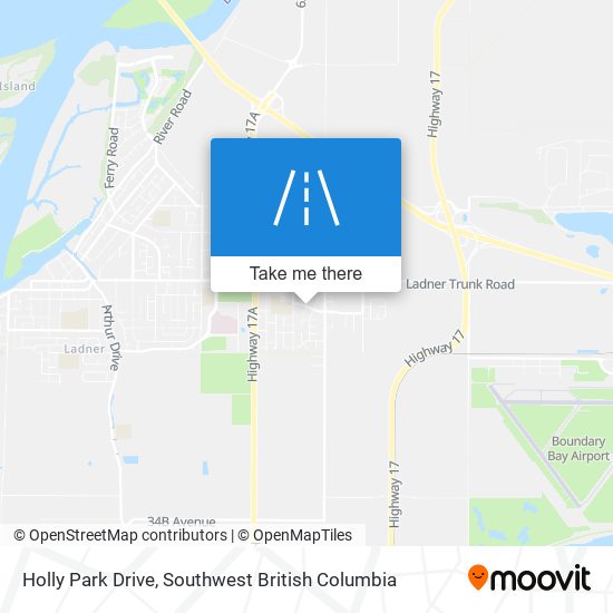 Holly Park Drive map