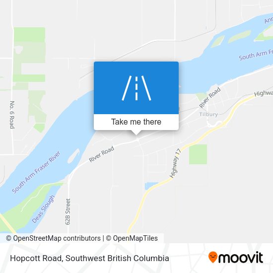 Hopcott Road map