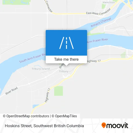Hoskins Street map