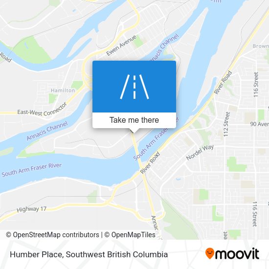 Humber Place map