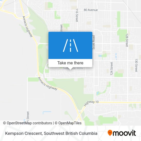 Kempson Crescent map