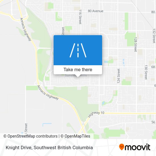 Knight Drive map