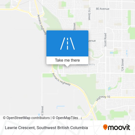 Lawrie Crescent map