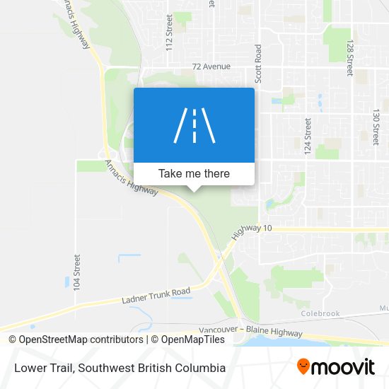 Lower Trail map