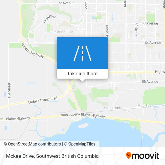 Mckee Drive map