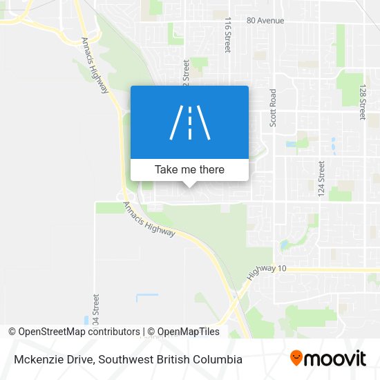 Mckenzie Drive map