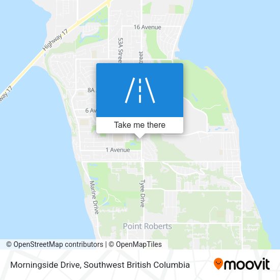 Morningside Drive map