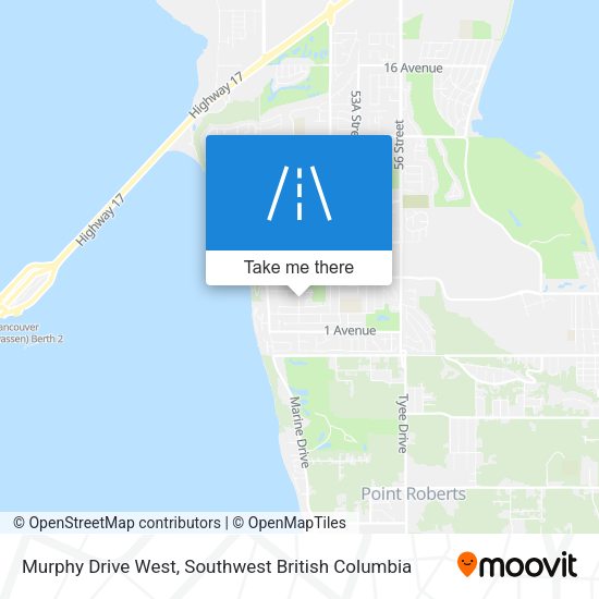 Murphy Drive West map