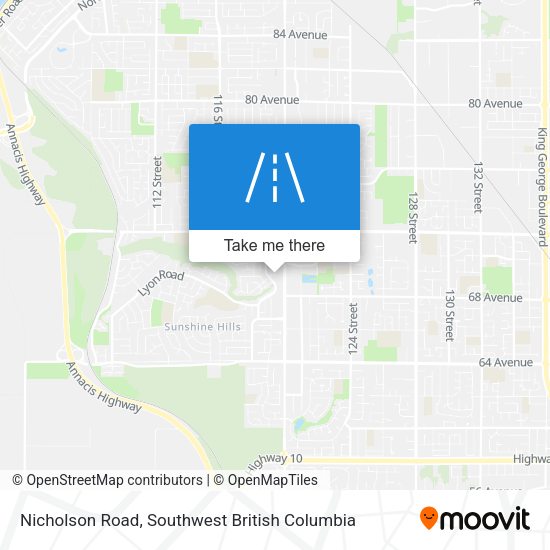 Nicholson Road map