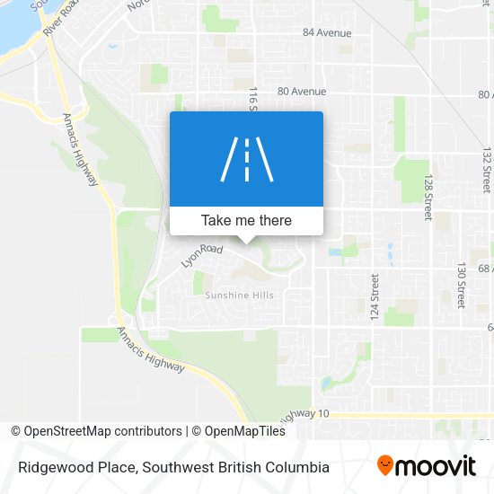 Ridgewood Place map