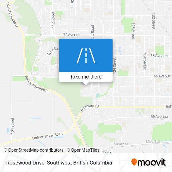 Rosewood Drive map