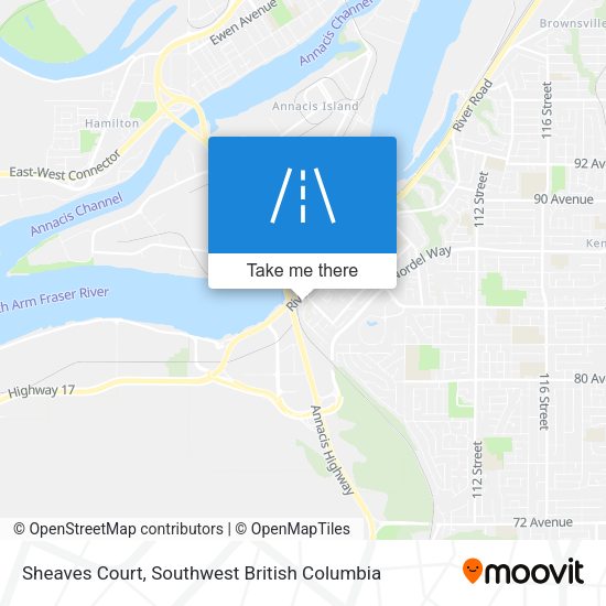Sheaves Court map