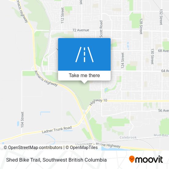 Shed Bike Trail map