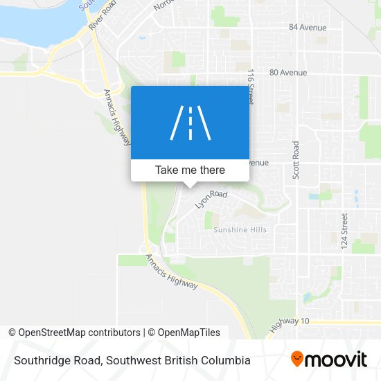 Southridge Road plan