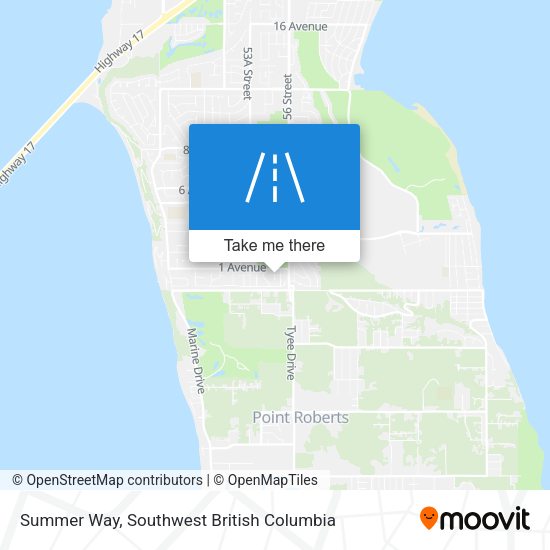 Summer Way map