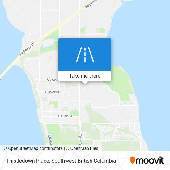 Thistledown Place map