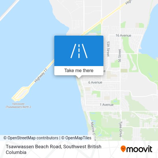 Tsawwassen Beach Road plan