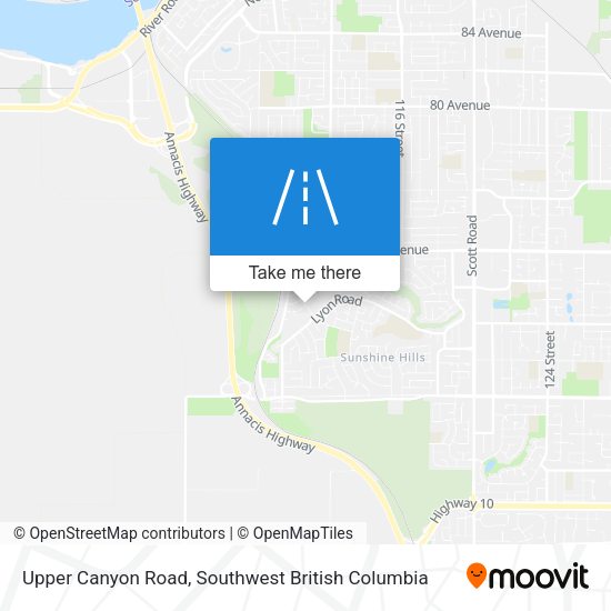 Upper Canyon Road plan