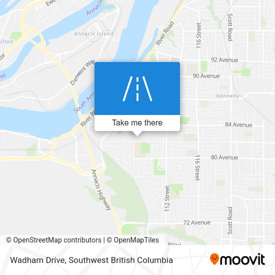 Wadham Drive map