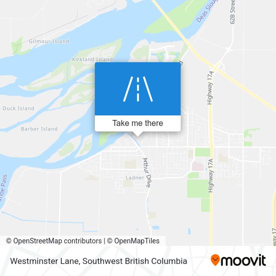Westminster Lane map