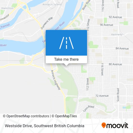 Westside Drive map
