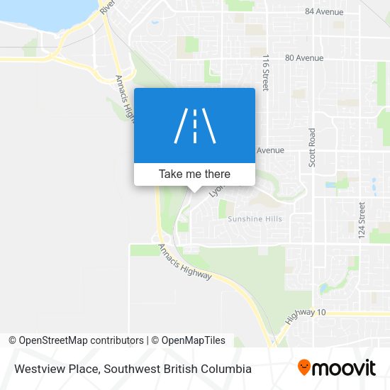 Westview Place map