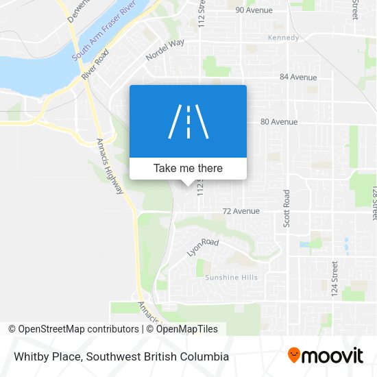 Whitby Place map