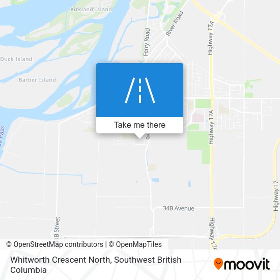 Whitworth Crescent North map