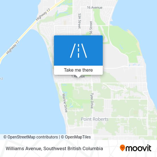 Williams Avenue map